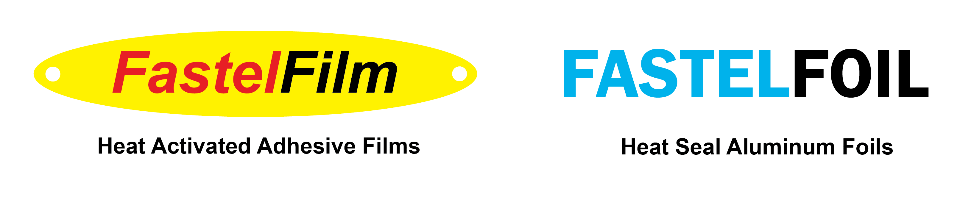 Fastelfilm thermoplastic adhesive films and FastelFoil heat seal and induction sealing aluminum foils